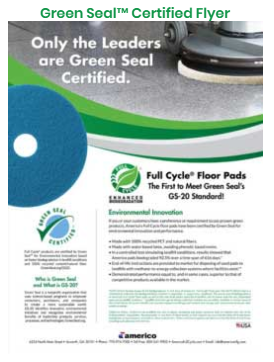 GREEN SEAL CERTIFIED FLYER